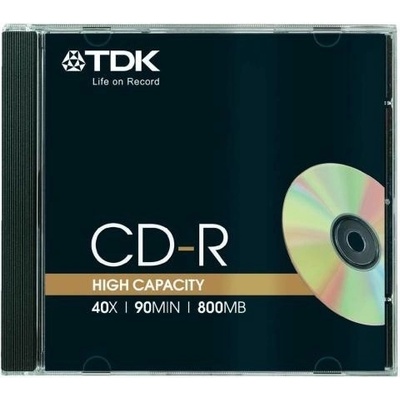 TDK CD-R 800MB 40x, 10ks (T18780) - Heureka.cz