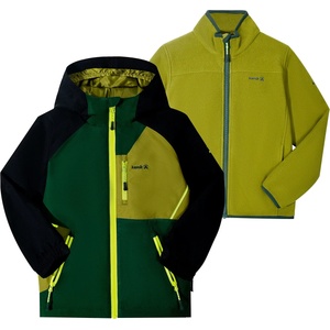 Kamik Детско 3-в-1 яке Kamik Kid's Silas Waterproof jacket - Green / Black - размер 176 (EU) (703-5363-0221)
