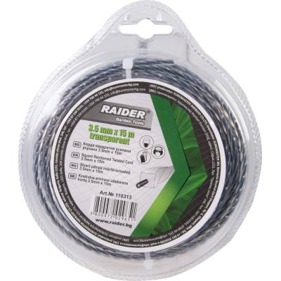 Raider Корда квадратна усилена усукана 3.5mm х 15m
