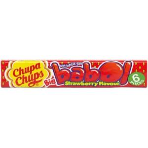 Chupa Chups Дъвка Big Babol Ягода Chupa Chups 6бр