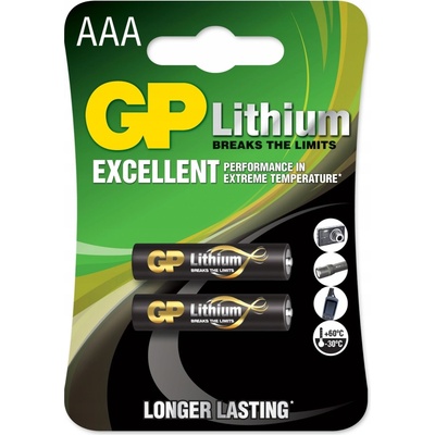 GP Lithium AAA 2ks 1022000412