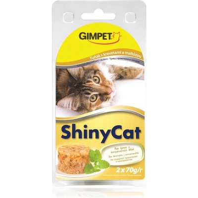 Gimborn GimCat ShinyCat tuňák & krevety a maltóza 2 x 70 g