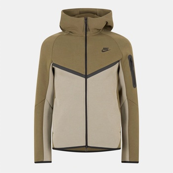 Nike Мъжки суичър Nike Tech Fleece Hoodie Mens - Olive/Army