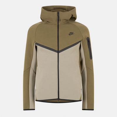 Nike Мъжки суичър Nike Tech Fleece Hoodie Mens - Olive/Army