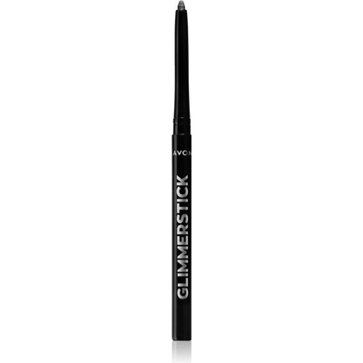 Avon Glimmerstick ceruzka na oči s intenzívnou farbou Blackest Black 0,28 g