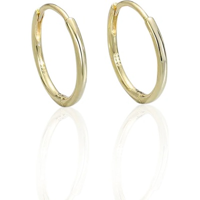 Majya stříbrné náušnice KARIN pozlacené 10445