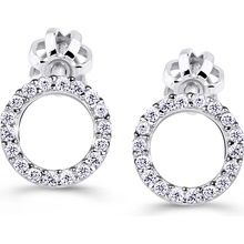 Cutie Jewellery úžasné náušnice z bieleho zlata Z60240-30-10-X-2