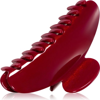 BrushArt Hair Claw clip щипка за коса Burgundy cherry