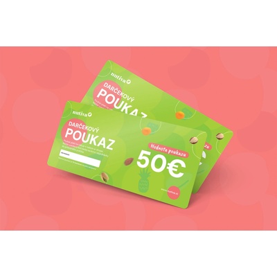 Nutiva.sk Poukážka v hodnote 50€