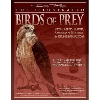 The Illustrated Birds of Prey: Red-Tailed Hawk, American Kestrel & Peregrine Falcon: The Ultimate Reference Guide for Bird Lovers, Woodcarvers, and Ar