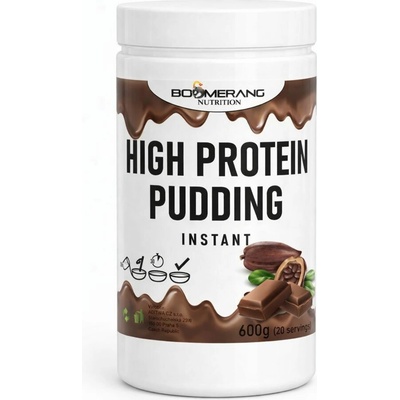 High Protein Puding proteinový dezert s rychlou přípravou 600 g Čokoláda