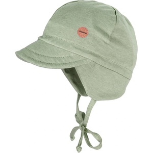 maximo Детска шапка с козирка maximo Kids' Mini Boy Peak Cap, Band Cap - Kaper / Hellbraunmeliert - размер 45 cm (904-6708-0412)