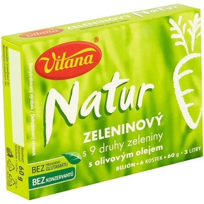 Vitana Jemný zeleninový bujón s 9 druhy zeleniny 6 x 10 g