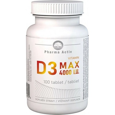 Pharma Activ Vitamin D3 max 4000 I.U. 100 tabliet