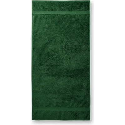 MALFINI Terry Towel памучна кърпа 50x100см, бутилковозелена (90306)