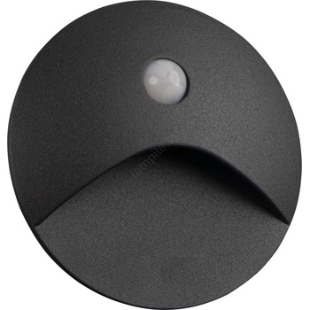 Kanlux 39137 - LED осветително тяло за стъпала със сензор EXIN 2, 5W/230V 4000K IP65 антрацит, кръгло (KX2641)