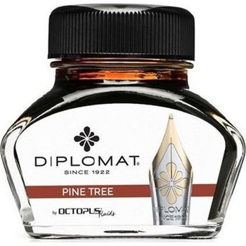 Diplomat D41001019 hnedý Octopus Pine Tree flaštičkový atrament 30 ml