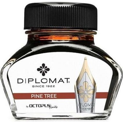 Diplomat D41001019 hnedý Octopus Pine Tree flaštičkový atrament 30 ml