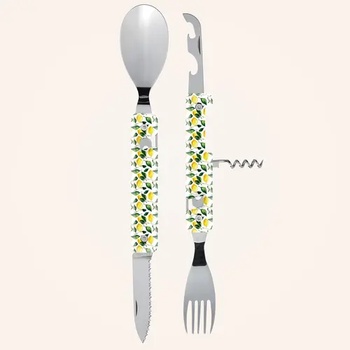 Image 1 of AKINOD Комплект за хранене Akinod Multifunction Cutlery 13H25, Lemons (A02M00032)