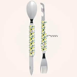 AKINOD Комплект за хранене Akinod Multifunction Cutlery 13H25, Lemons (A02M00032)