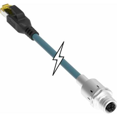Molex upravený zástrčkový konektor pro senzory - aktory, 1203410753, piny: 8, 3.0 m, 1 ks