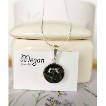 Meganflo Мини СРЕБЪРЕН медальон - Галактическо глухарче