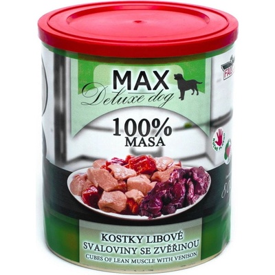 Falco Max deluxe Adult kostky libové svaloviny se zvěřinou 8 x 800 g