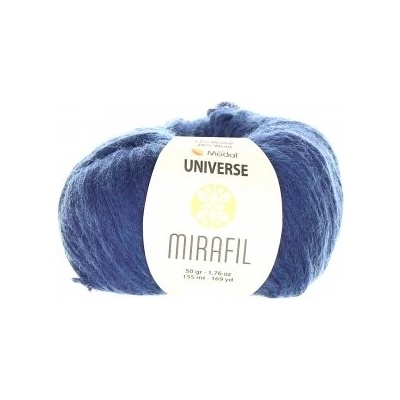 Mirafil Příze Universe Solid 454 - modrá melange