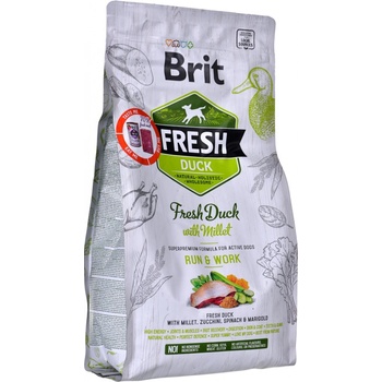 Brit Dog Fresh Duck & Millet Active Run & Work 2,5 kg