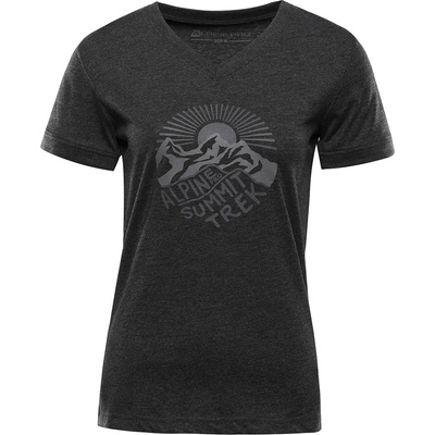 ALPINE PRO Дамска тениска от неизмачкваем материал ALPINE PRO NOGERA black вариант pb ALPINE PRO | Cheren | ЖЕНИ | S