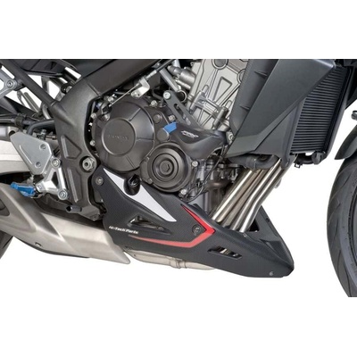 Spojler motora PUIG 7021C karbónový vzhľad vrátane samolepiek výpredaj