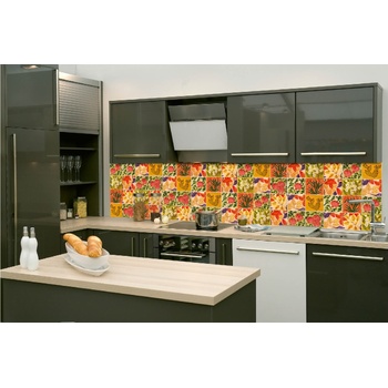 DIMEX ART s. r. o Фототапет за кухня - боядисани плочки 260 x 60 см