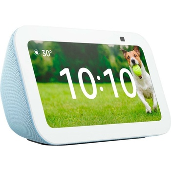 Amazon Смарт колонка Amazon Echo Show 5 (Gen 3), аларма, управление с гласов асистент Alexa, Wi-Fi, Bluetooth, синя (B09B2R276Z)