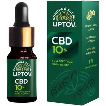 Konopna Farma Liptov Cbd масло 10 % full spectrum premium