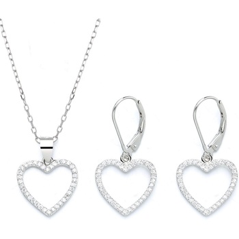 Silenti Jewelry Сребърен комплект "Сърцатост