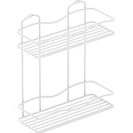 TEKNO TEL ПОСТАВКА ЗА БАНЯ tekno tel bk-012w 2 нива бяло (7777150035) - houseware