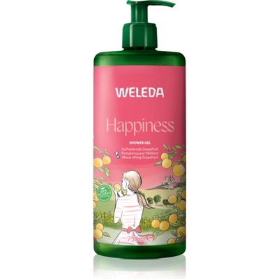 Weleda Happiness освежаващ душ гел Grapefruit, Tangerine and Lime 750ml
