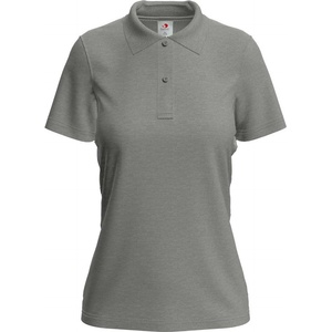 Stedman classic polo st3100 / Дамска поло риза - сив акцент m (st3100gyhm)