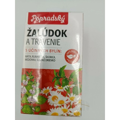 Popradský Funkčný čaj Žalúdok a trávenie 23 g