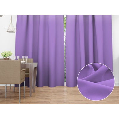 Biante Dekorační závěs Rongo RG-038 Světle fialový 140x140 cm