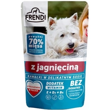 Frendi kúsky v jemnej omáčke s jahňacím mäsom 100 g