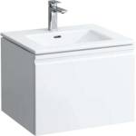 Laufen Pro S - Шкафче с умивалник, 60x50x46 см, 1 чекмедже, лъскаво бяло H8609624751041 (H8609624751041)