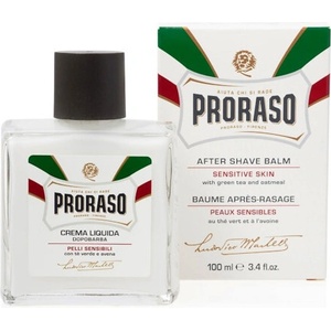 Proraso Балсам за след бръснене за чувствителна кожа със зелен чай White (After Shave Balm) 100 мл, мъже