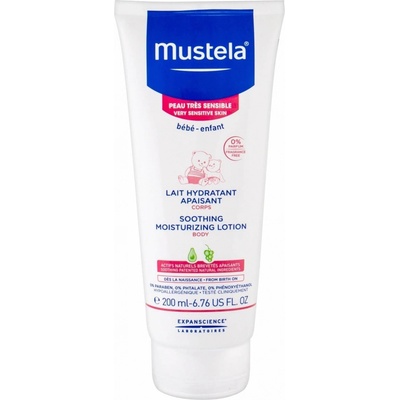 Mustela Bébé Soothing Moisturizing Lotion hydratačné telové mlieko pre citlivú pleť 200 ml