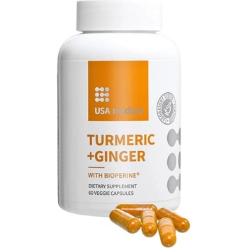 Image 1 of USA medical Turmeric + Ginger [60 капсули]
