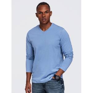 Ombre Clothing OM-LSBL-0143 с дълъг ръкав - светъл дънков Ombre Clothing Ombre Clothing | Sin | МЪЖЕ | S