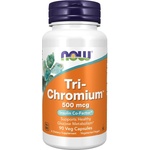 NOW NOW Tri-Chromium 500 mcg, 90 Veg Capsules - fitnesdobavki - 16,00 лв