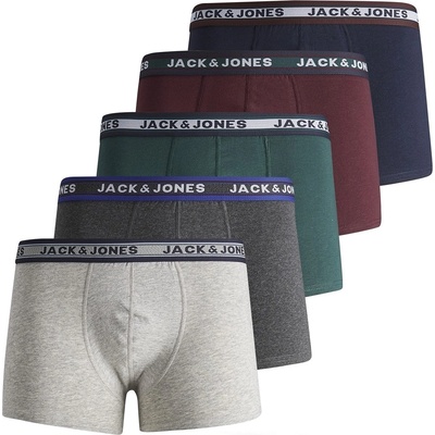 Jack and Jones Боксерки Jack and Jones Kids' Oliver Trunks - Dk Grn Melange