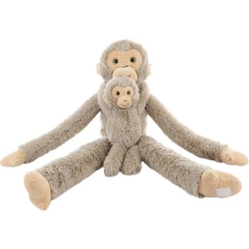 Popron opica s bábätkom 82 cm