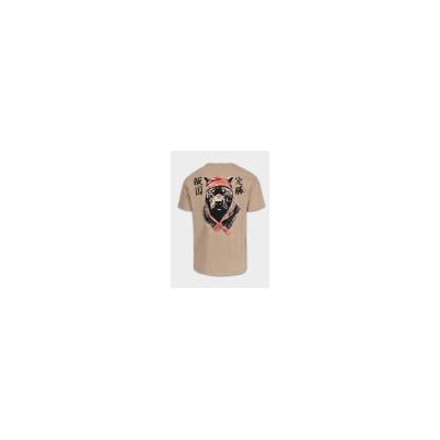 PitBull West Coast triko Bravery 190 Denim Washed pískové